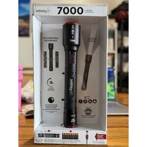 Infinity X1 Lummens Tactical flashlights | Dual Power Rechargeable | Open Box